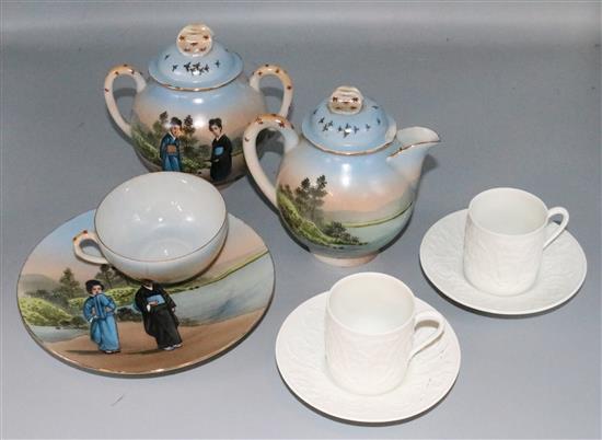 Japanese  tea service, Worcester & 1 other